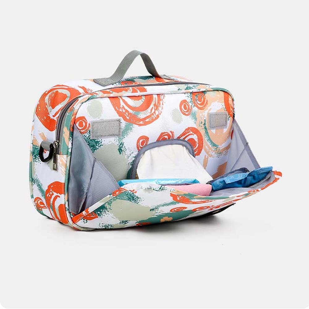 Diaper Bag Backpack - Bolsa de armazenamento de fraldas macia,