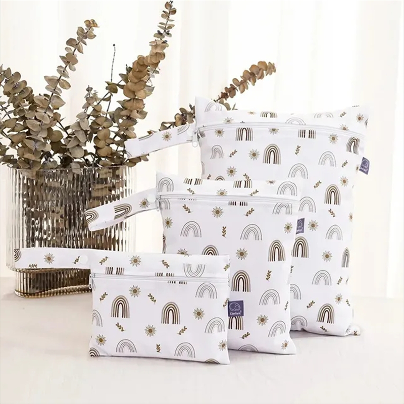 Diaper Bag Backpack - 3 pçs saco de cosméticos de