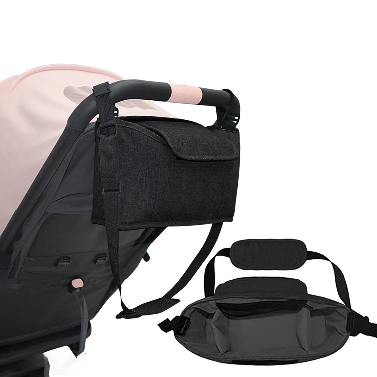 Diaper Bag Backpack - Bolsa de Armazenamento para Carrinho de