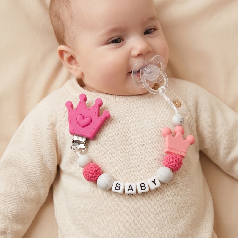 Baby Pacifier Clip - Prendedor de Chupeta Personalizado para Bebê