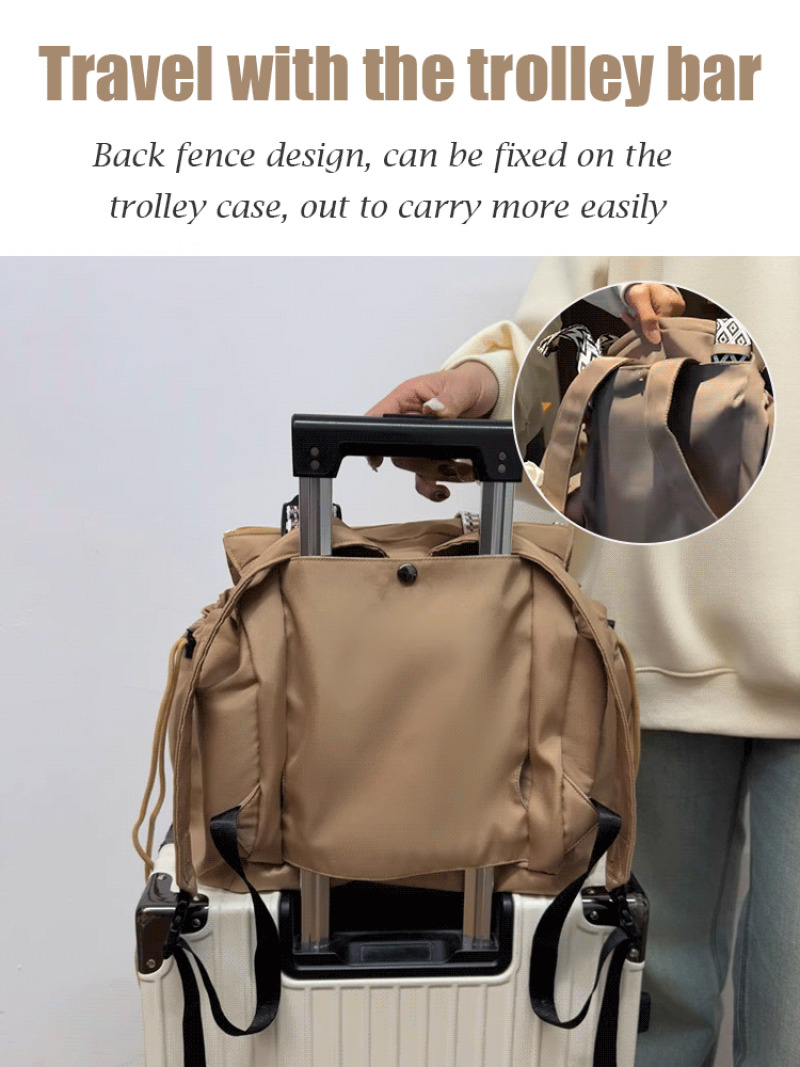 Diaper Bag Backpack - Mochila Multifuncional Feminina, Organizador de Viagem,
