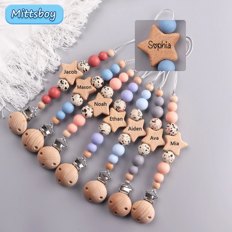 Novo nome personalizado de mad - Baby Pacifier Clip avaliação e preço