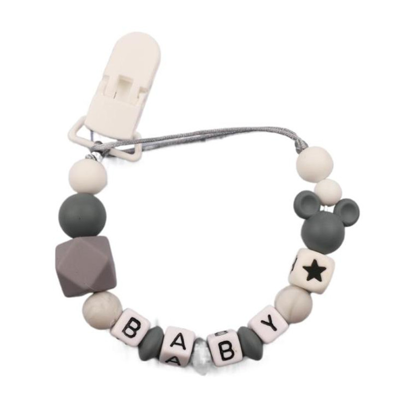 Bebê nome personalizado silico - Baby Pacifier Clip avaliação e preço