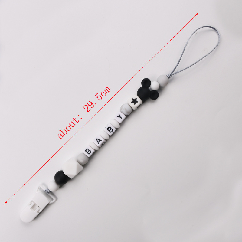 Bebê nome personalizado silico - Baby Pacifier Clip avaliação e preço