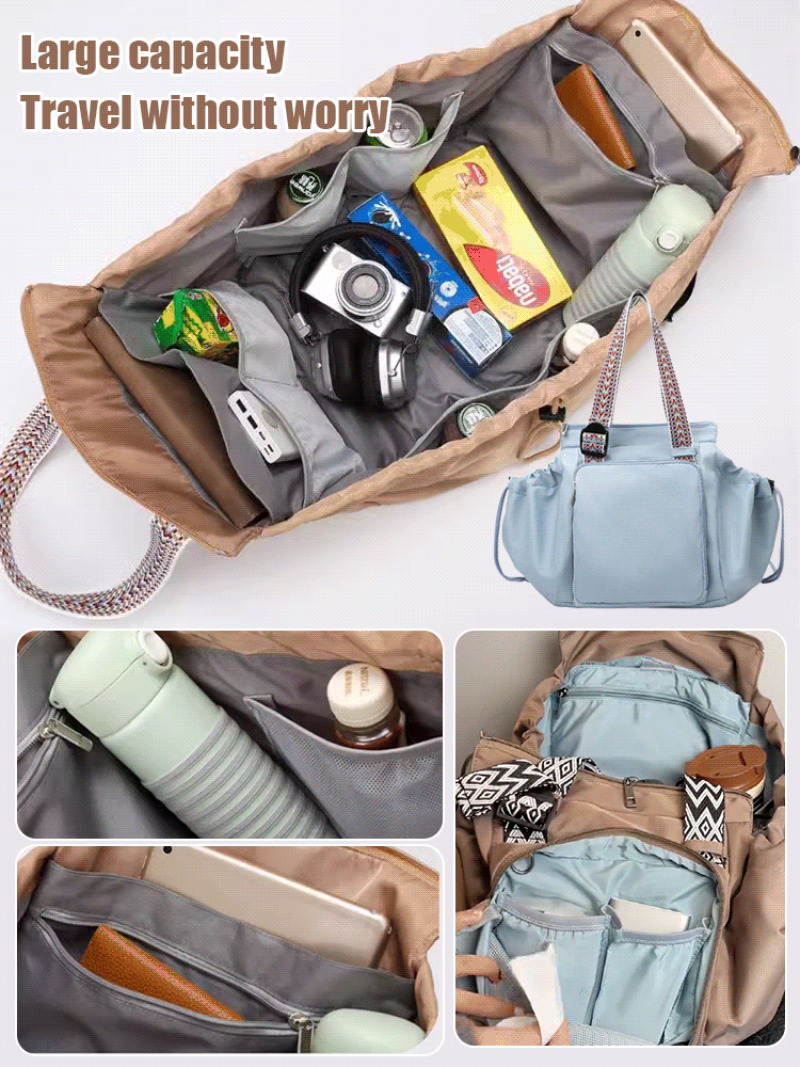 Mochila Multifuncional Feminin - Diaper Bag Backpack avaliação e preço